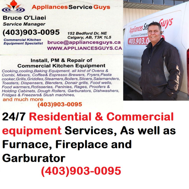 Commercial & Residential Kitchen Equipment Repair in Appliance Repair & Installation in Calgary