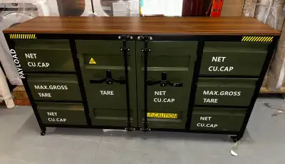 BRAND NEW 6.5' Garage Workbench in Galvanized Steel, 6 Drawers, View more