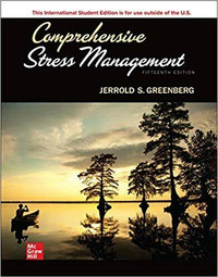Comprehensive Stress Management 15E Greenberg 9781260575750