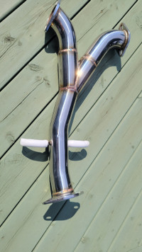 Y-Pipe Exhaust  custom 2.5 inch  (stainless steel)