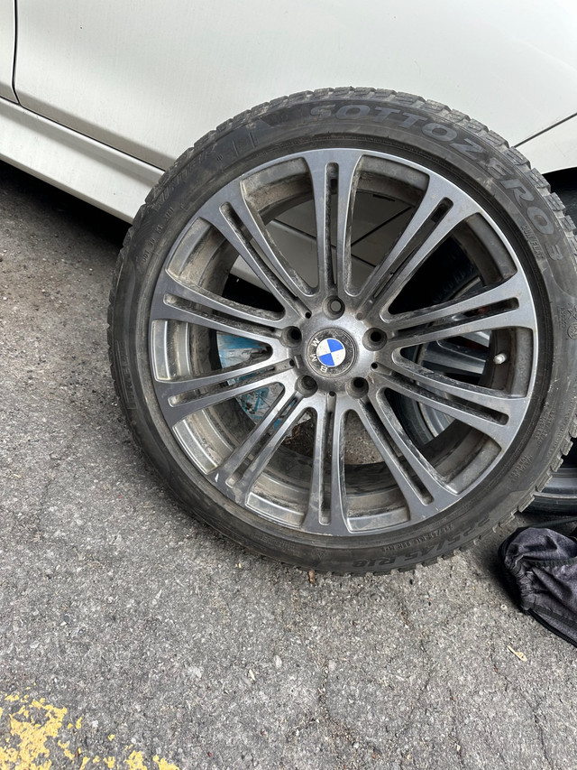 BMW Rims + Pirelli Winter Tires (x4) in Tires & Rims in Ottawa