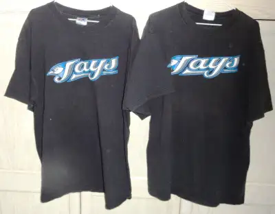 Frank Thomas A. J. Burnett Toronto Blue Jays 2XL T-Shirts Pre-Worn Majestic Brand See photos for con...
