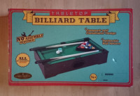 Vintage Barrington Billiards Company Tabletop Billiard Table