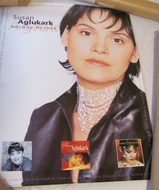 Large Posters; 3 Susan Aglukark; Double Sided; $15 for 3. in Arts & Collectibles in Prince George