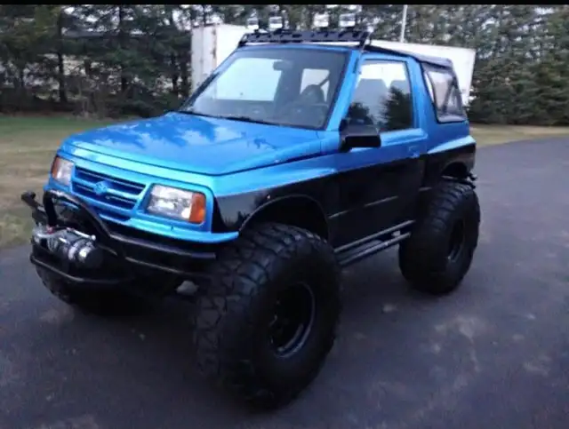 Lifted Suzuki Sidekick on 38 inch Tires in Cars & Trucks in St. Albert - Image 2