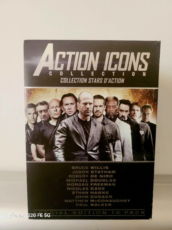 Action Icon Collection 10-DVD Box Set Of Action Movies  dans CD, DVD et Blu-ray  à Ville de Montréal