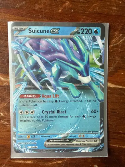 Pokémon Suicune ex 010/034, View more