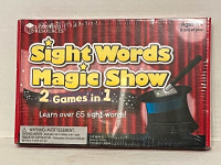 Sight Words Magic Show 2 Games in One Ages 5+