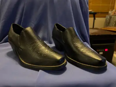 Western boot look dress shoe, View more