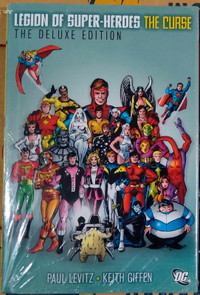 Legion of Super-Heroes: The Curse Deluxe ed. DC HC OOP/RARE/NEW