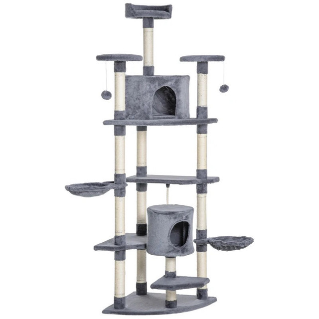 79" Cat Tree Multi-Level with Two Condos in Small Animals for Rehoming in Markham / York Region - Image 3