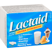 NEW 80 LACTAID Extra Strength Tablets
