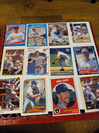 Vintage Baseball Cards Robin Yount HOF Brewers Lot of 20 NM