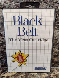 Sega Master System Black Belt (1986), Complete In Box