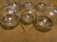 Clear Acrylic Hanging Ball — Arts and Craft Supplies