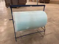 Portable bubble wrap cart  with bubble wrap.