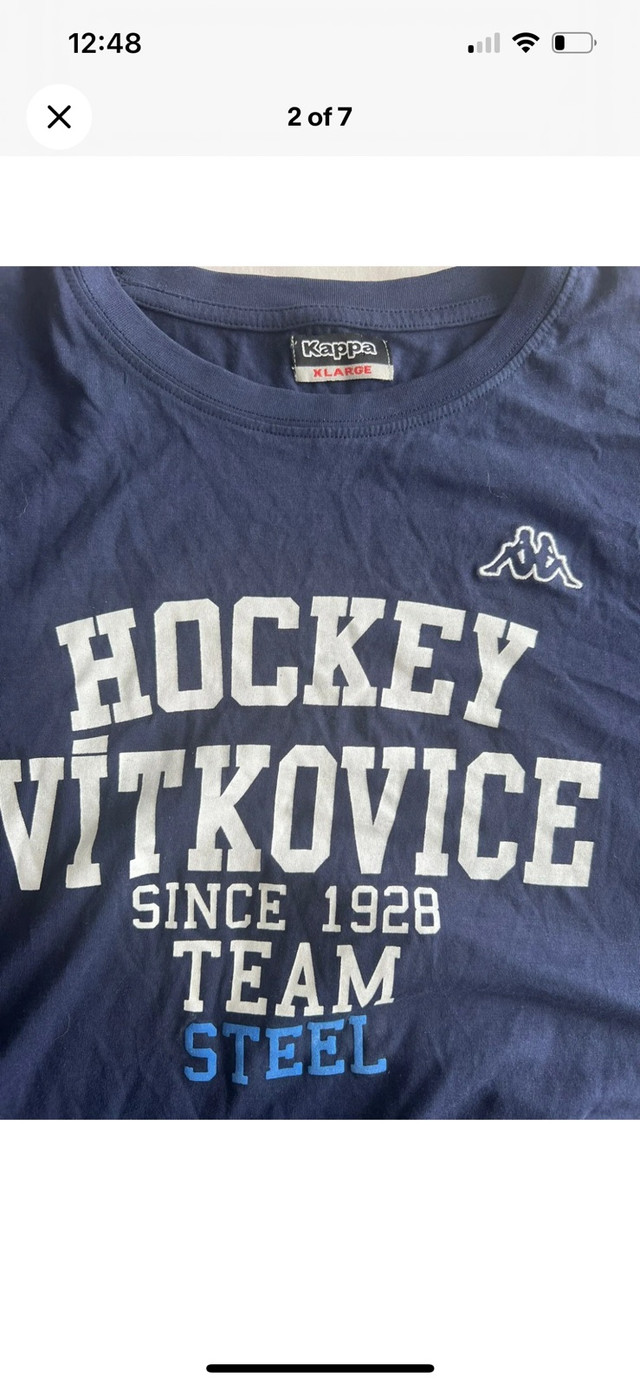 Kappa Vitkovice Hockey Team Steel Sports Shirt Mens Xl Tshirt  in Men's in Kingston - Image 2