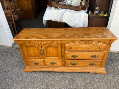 Free delivery used Oak dresser, View more