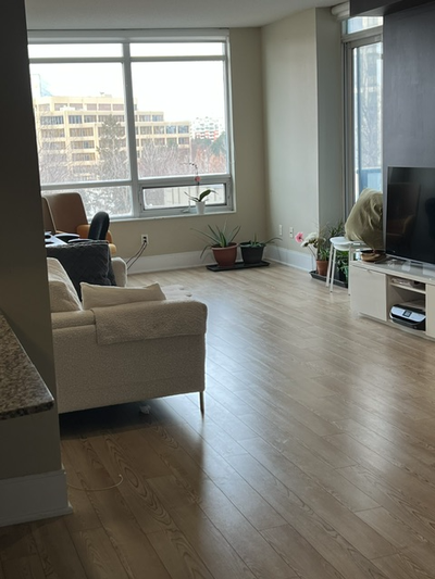 CONDO 2 BEDS, 2 BATHS, 950 SFT AREA RENT AUG. 1 ST IN WYNFORD DR / EGLINTON EAST AREA. VERY CONVENIE...