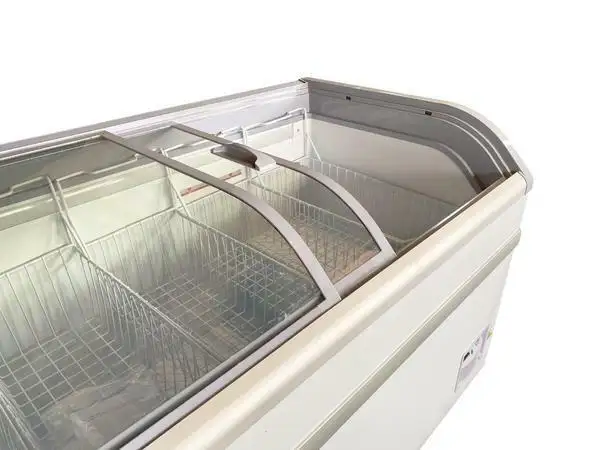BRAND NEW Commercial Glass Ice Cream Display Chest Freezers62864745618178124
