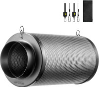 6-Inch Carbon Filter - Charcoal Canaster - Oder Eliminator.