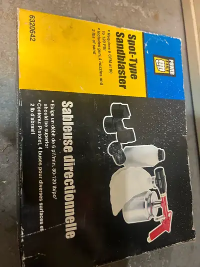 Air Tool - Spot sand blaster including media, View more