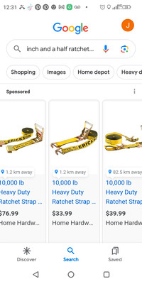 Ratchet straps 