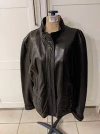 Woman's Black  Leather Jackets