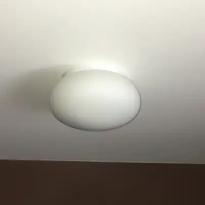vintage white glass flush mount ceiling fixtures e26 bulb mount, View more