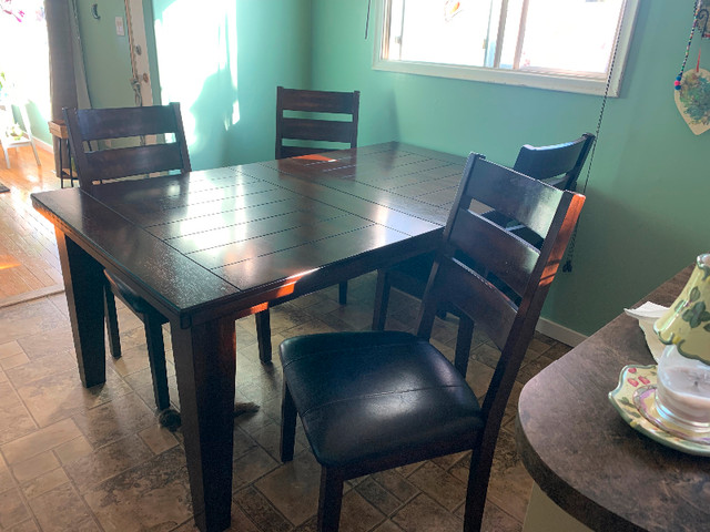 Dining room table and chairs in Dining Tables & Sets in St. Albert