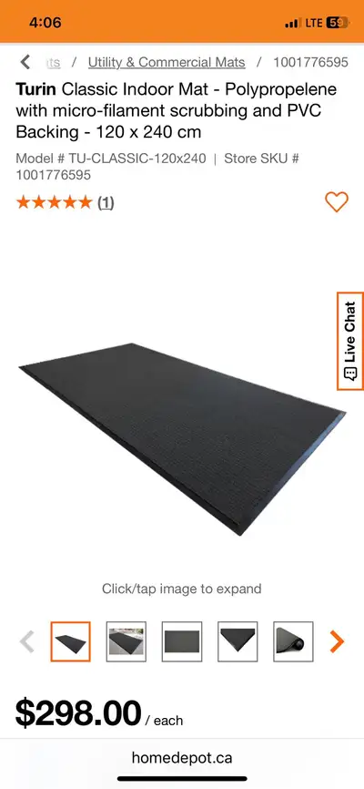Commercial Floor Mats - 4’x8’, View more