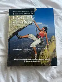 Behaviour Analysis for Lasting Change -3rd Edition