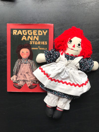 Handcrafted “Raggedy Ann” Doll & Book $15 for Both