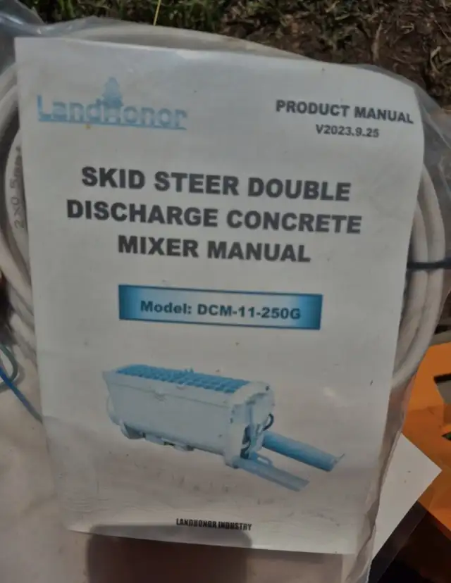 LandHonor Cement / Concrete Mixer for Skid Steer in Other in Edmonton - Image 9