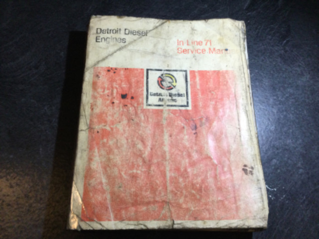 Detroit Diesel In-Line 71 Engines Shop Manual- 3-71, 4-71, 6-71 in Non-fiction in Parksville / Qualicum Beach