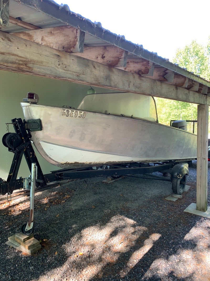1964 Mirror Craft Aluminum 16’ Boat Powerboats & Motorboats Muskoka Kijiji