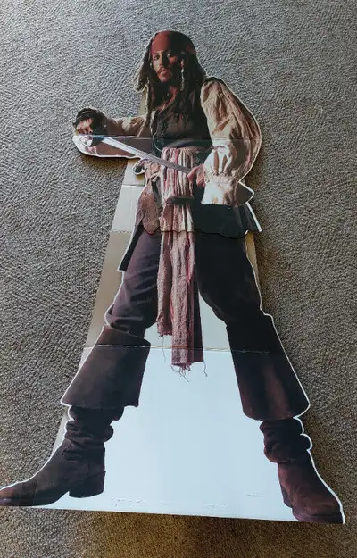 Jack.Sparrow Pirate of the Caribbean  Cardboard cutout life size, View more