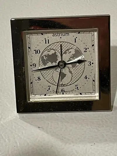 Chrome Desk / Nightstand alarm clock, View more