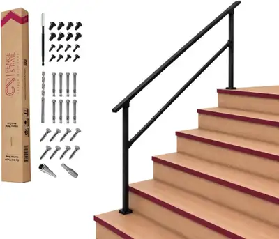 6 Steps Hand Rail for Outdoor Steps (CR Fence and Rail), View more