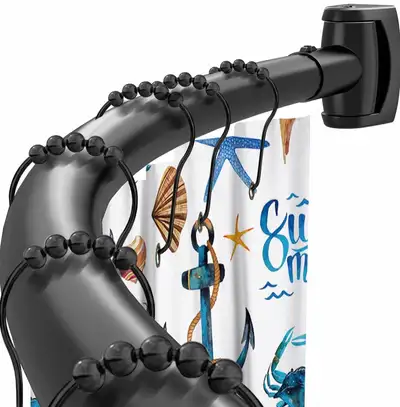 Cash only, No e-transfer. Pickup on College Street near Dufferin Malltt Haryaers Black Curved Shower...