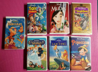 WALT DISNEY VHS TAPES 