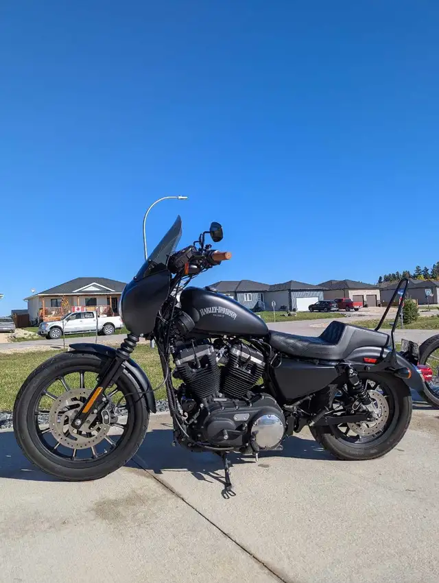 2014 Harley Davidson Sportster 883 Iron in Street, Cruisers & Choppers in Winnipeg - Image 9