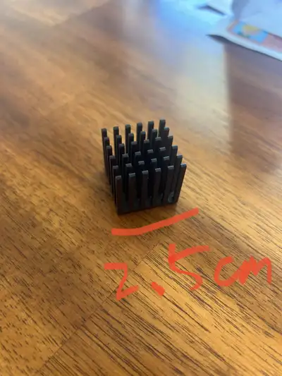 Heatsink 2.5 cm x 2.5 cm x 2.5 cm, View more