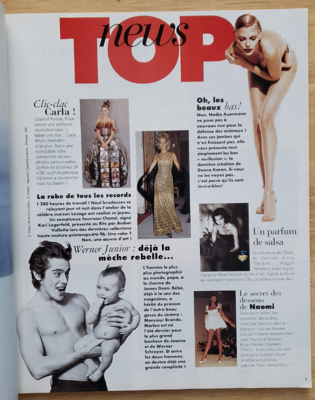 TOP MODEL Magazine # 9 - VINTAGE 1996 -CINDY CRAWFORD - NEUF! dans Magazines  à Laval/Rive Nord - Image 3