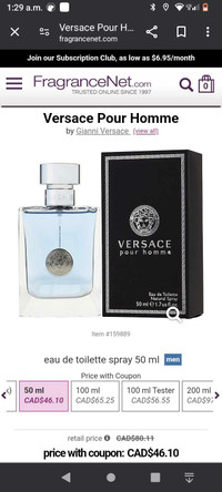 Versace fregrence 