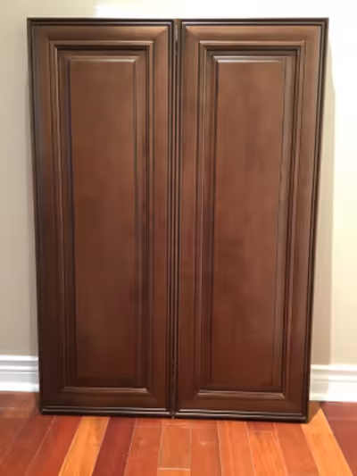 I am selling these gorgeous hardwood kitchen cabinet doors in various sizes. They are left over from...
