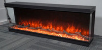 80 inch 3 Sided Electric Fireplace Brand New