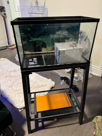10 gallon fish tank/ aquarium with filter and heater 
