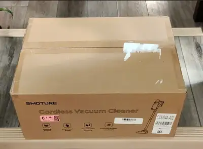 -Available when you see this Ad -Cordless Vacuum Cleaner -Model : Smoture Vac01 -New in Box -Youtube...