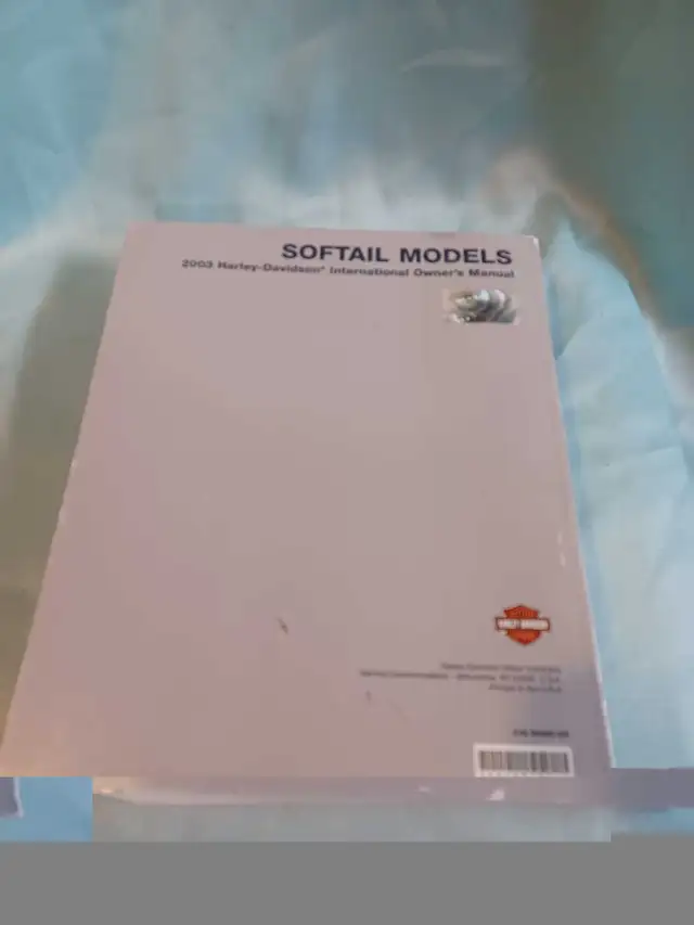 2003 Harley Davidson Softails owners manual in Non-fiction in Calgary - Image 3